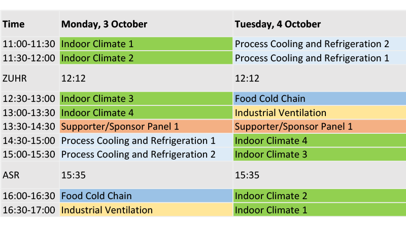 2016 Climate Abu Dhabi - Seminar schedule
