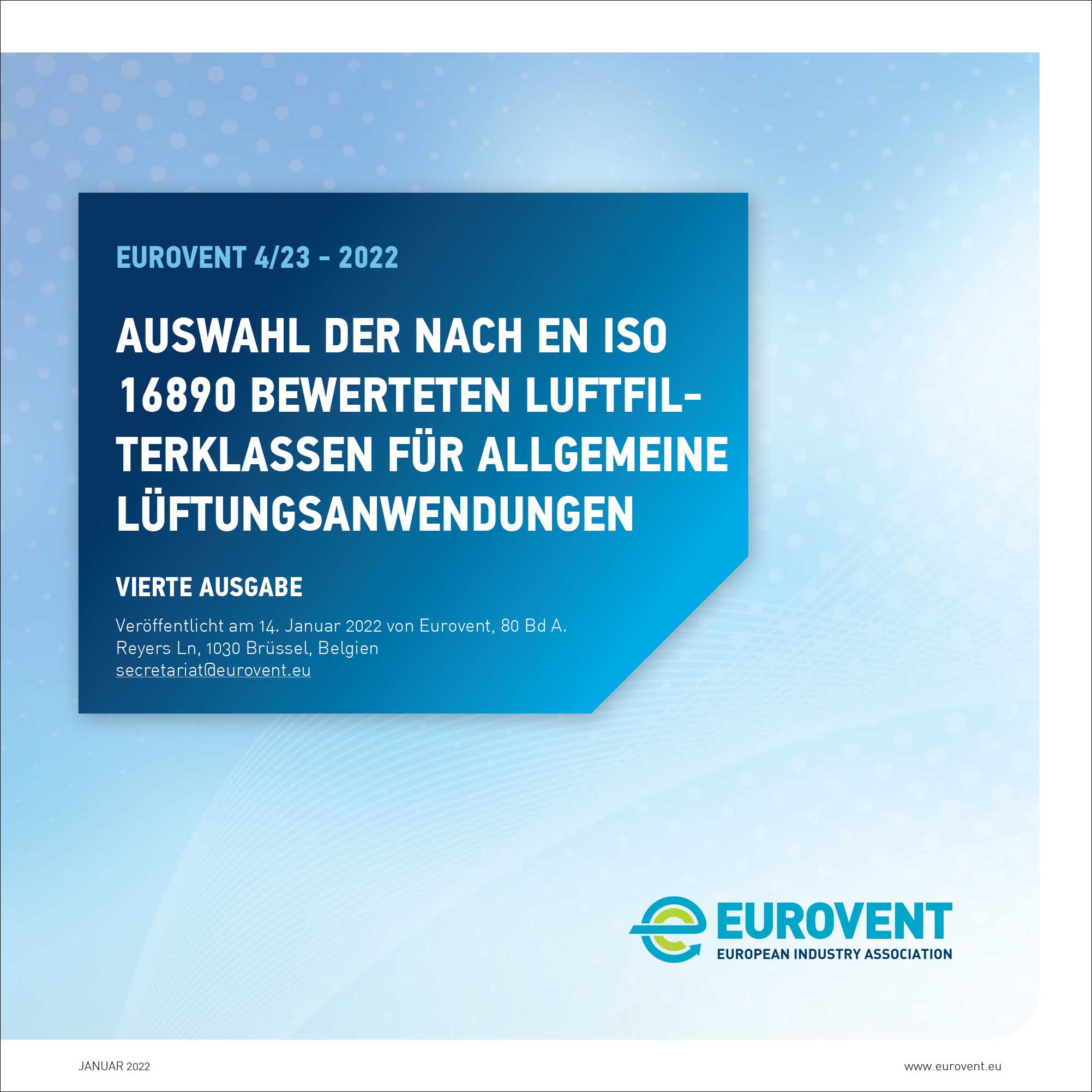 Eurovent REC 4-23 - Selection of EN ISO 16890 rated air filter classes - Fourth Edition - 2022 - DE - Web.jpg
